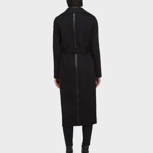 NWOT Rudsak Wool-CashmereCoat with Leather Details